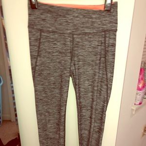 Charcoal/Black Leggings, size small